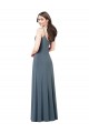 Classic Spandex Prom Dress with Scoop Neckline UK for Sale